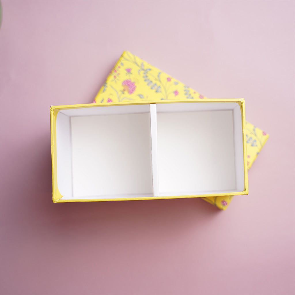 Jar Box of 2 - Shalimar Collection (Sunshine Yellow) - Pack of 5 pcs