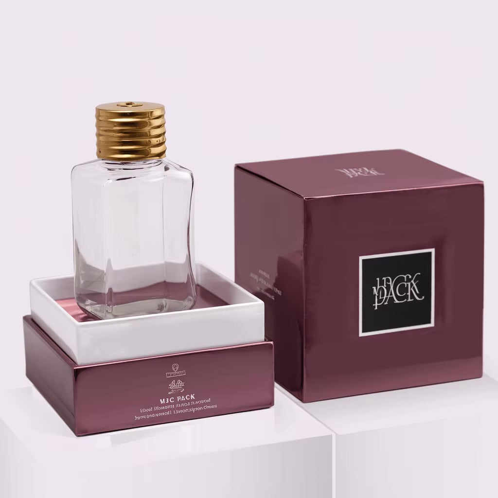 Cuboid Up side Open Perfume Rigid Boxes with Form (Customisable)
