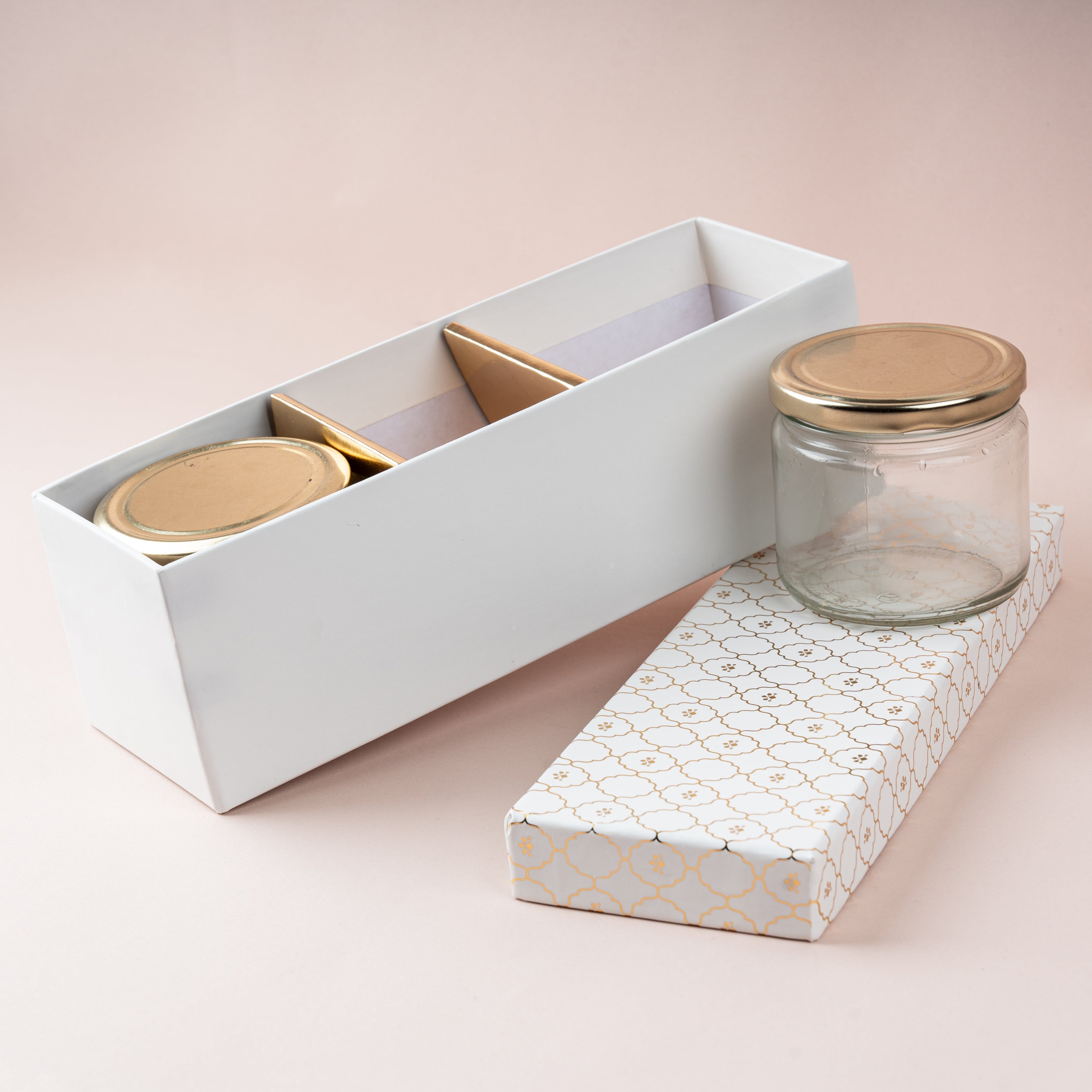 Moroccan Jar Box of 3 - Ivory