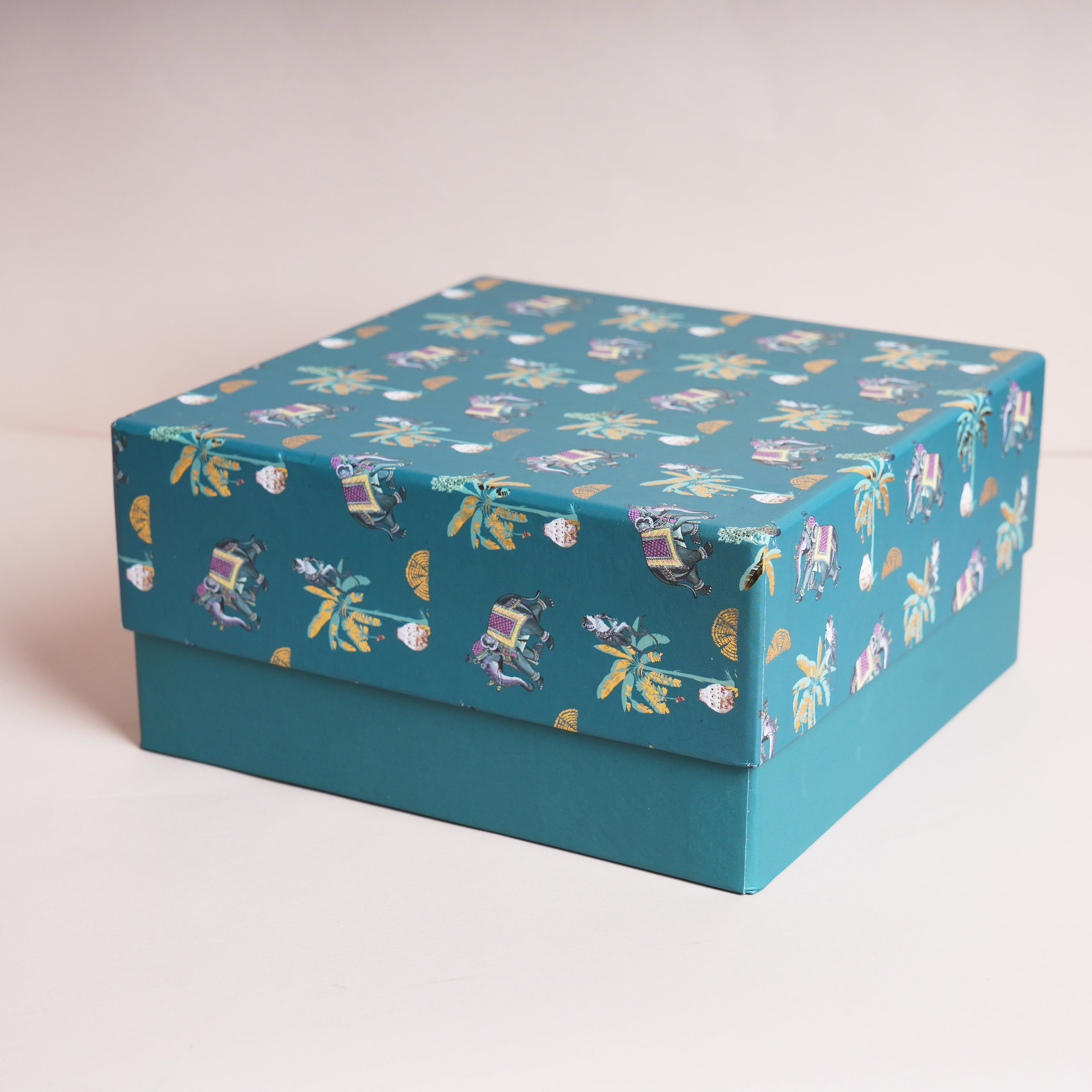 Van Mahal Gold Foil Box (Persian Green)