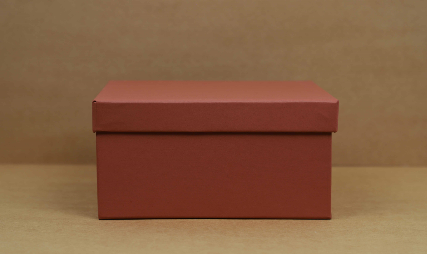Rust Orange Rigid Gift Box