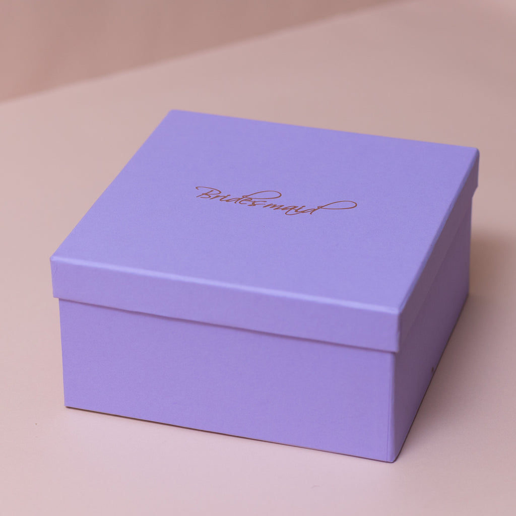 Bridesmaid Gift Hamper Box - Lavender
